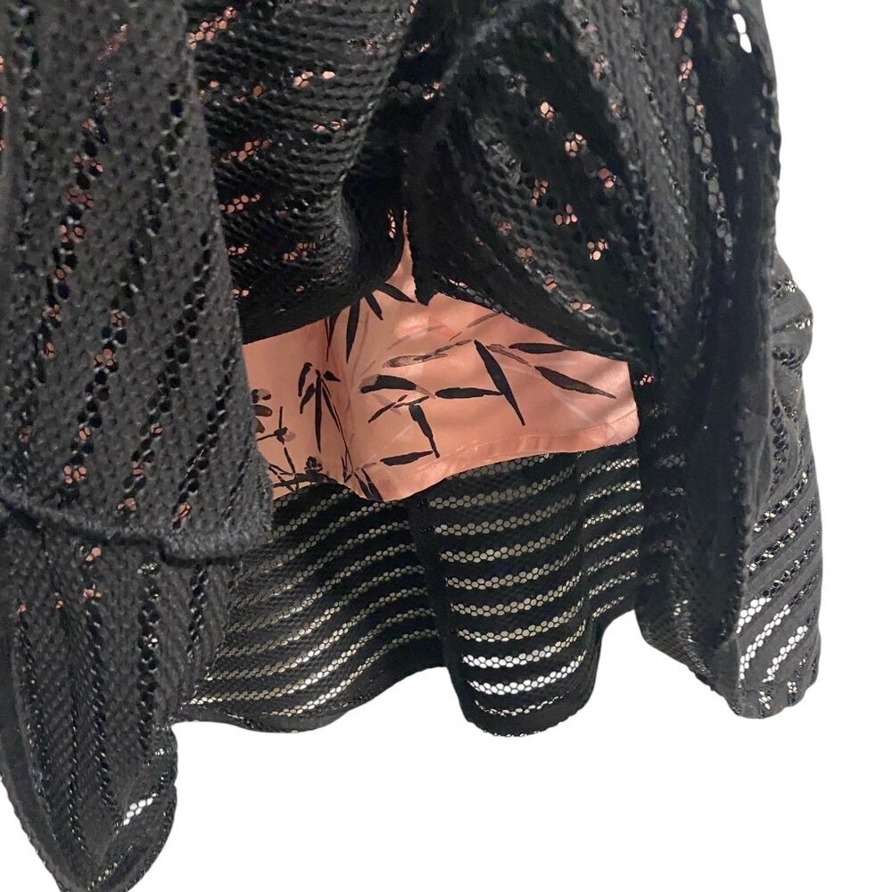 Le Chateau - Long (Midi) Fit & Flare Pinup Blk w pink Underlay - Picture 6 of 10